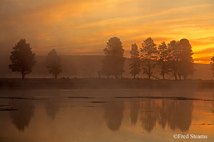 Yellowstone NP Alum Creek Dawn