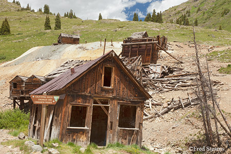 Animas Forks Ghost Town Uncompahgre National Forest Silverton Colorado