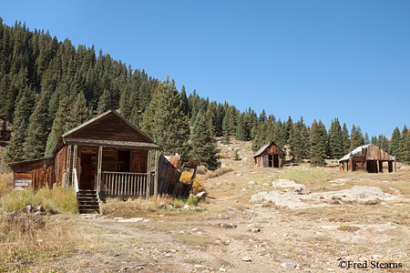 Animas Forks Ghost Town Uncompahgre National Forest Silverton Colorado