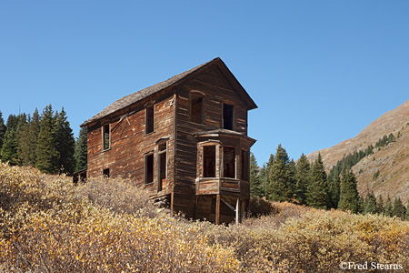 Animas Forks Ghost Town Uncompahgre National Forest Silverton Colorado
