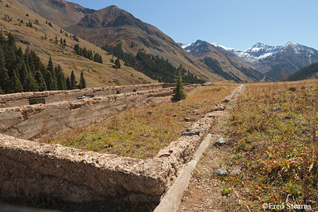 Animas Forks Ghost Town Uncompahgre National Forest Silverton Colorado