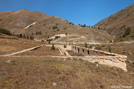 Animas Forks Ghost Town Uncompahgre National Forest Silverton Colorado