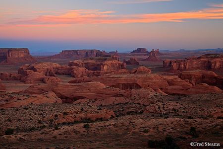 Monument Valley Hunts Mesa Sunrise