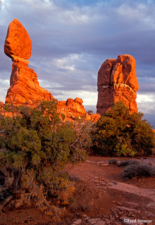 Balanced Rock Evening Light